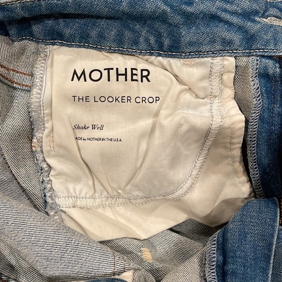 MOTHER The Looker Crop Jean in Shakewell - Picture 6 of 8